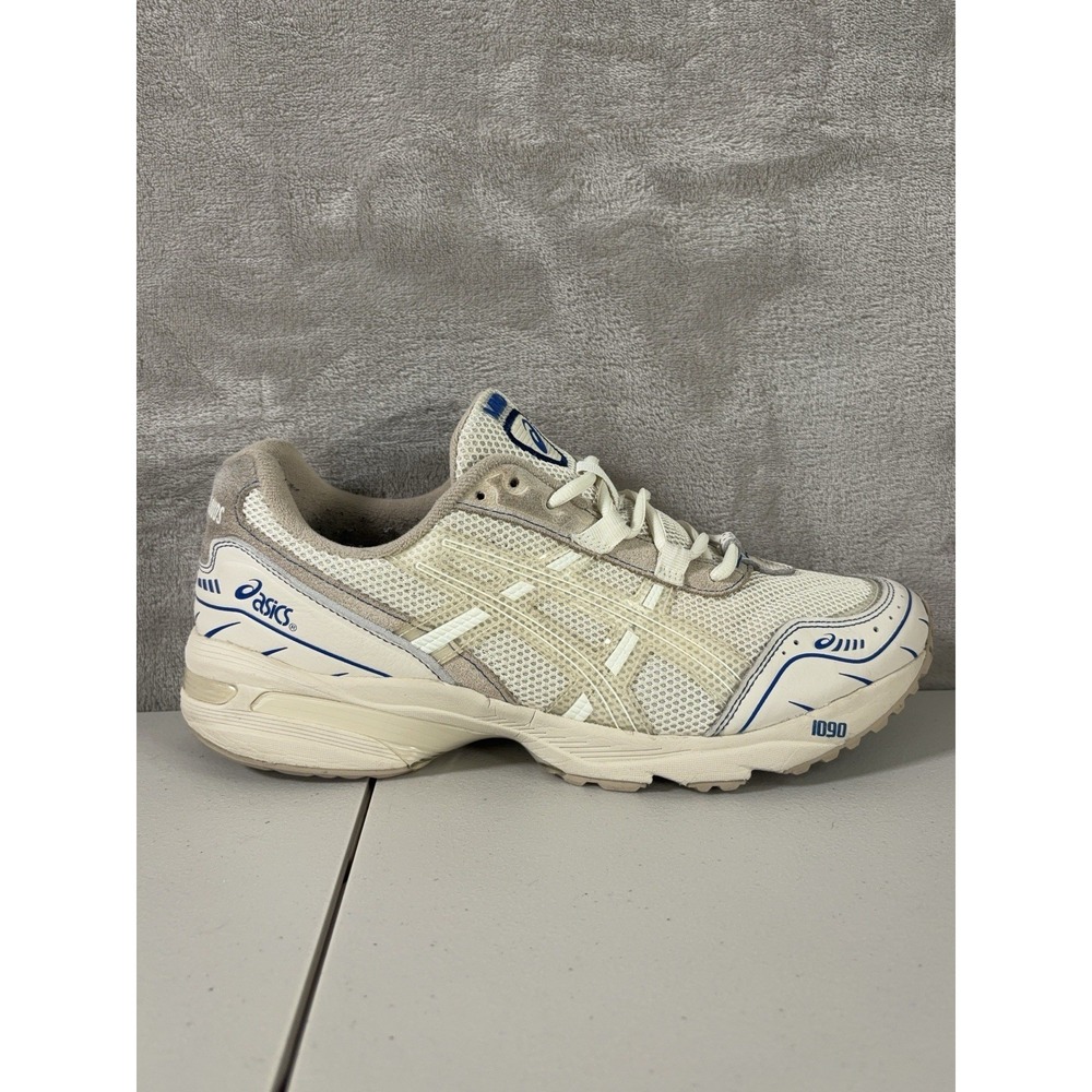 Asics Gel 1090 Above The Clouds Sneakers Mens 12 White Blue 1021A440 Running